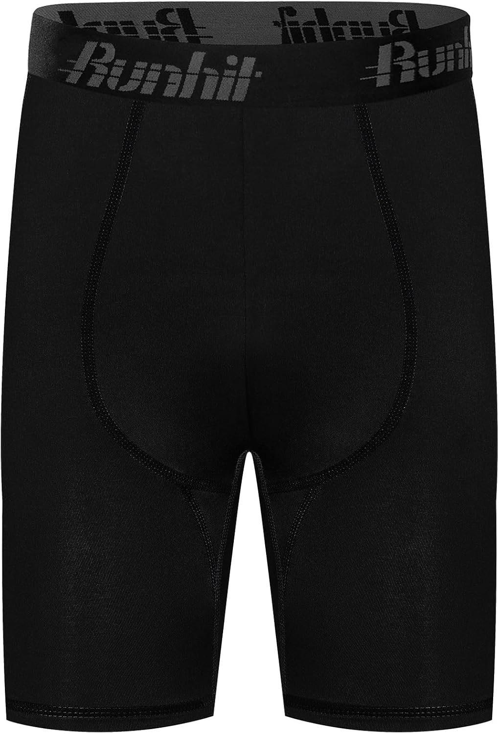 image:imageRunhit Youth Boys Compression ShortsBoys Performance Athletic Base Layers Underwear Sports Shorts3pack Blackblackblack