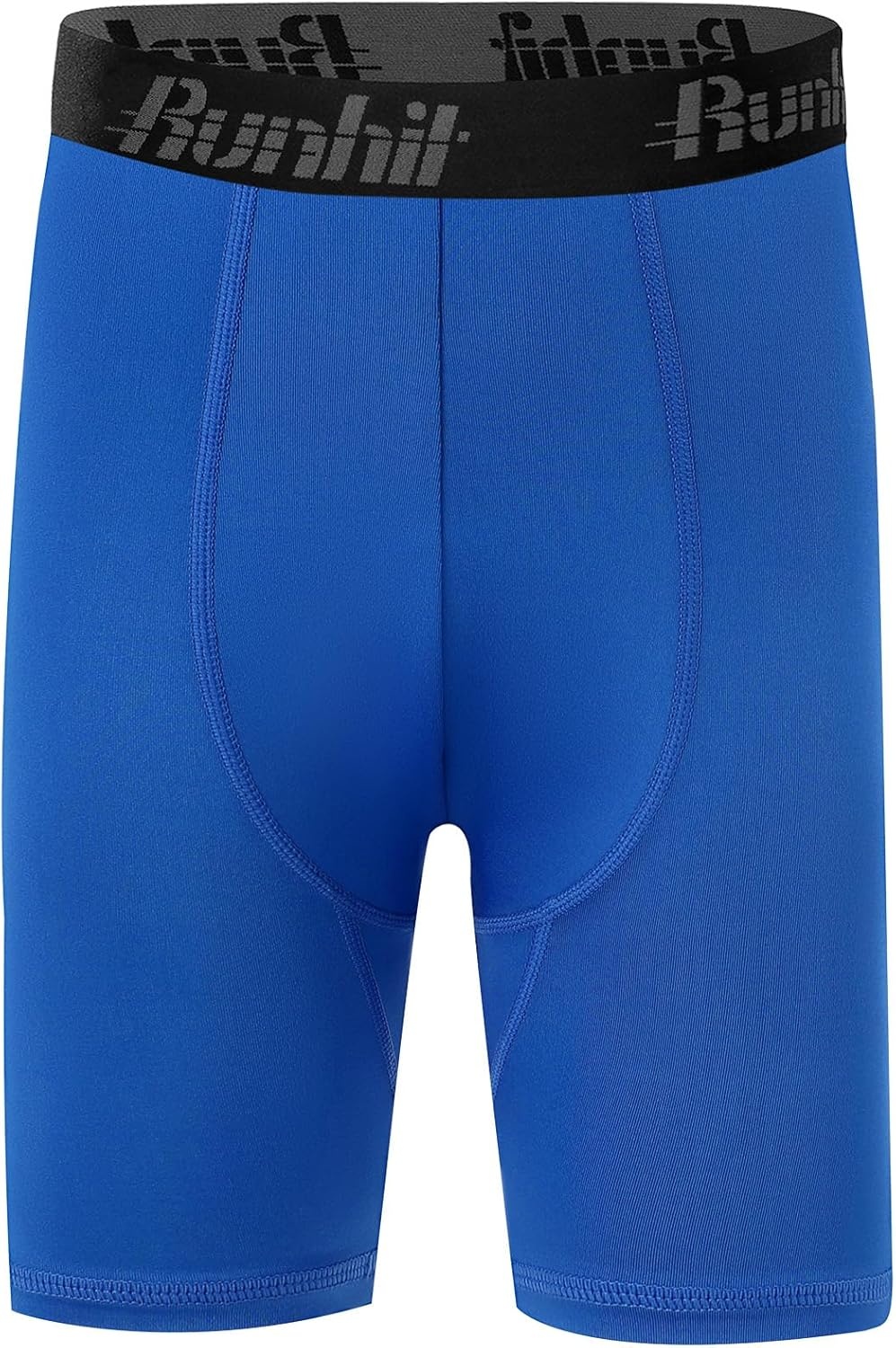image:imageRunhit Youth Boys Compression ShortsBoys Performance Athletic Base Layers Underwear Sports Shorts3pack Blackwhiteblue