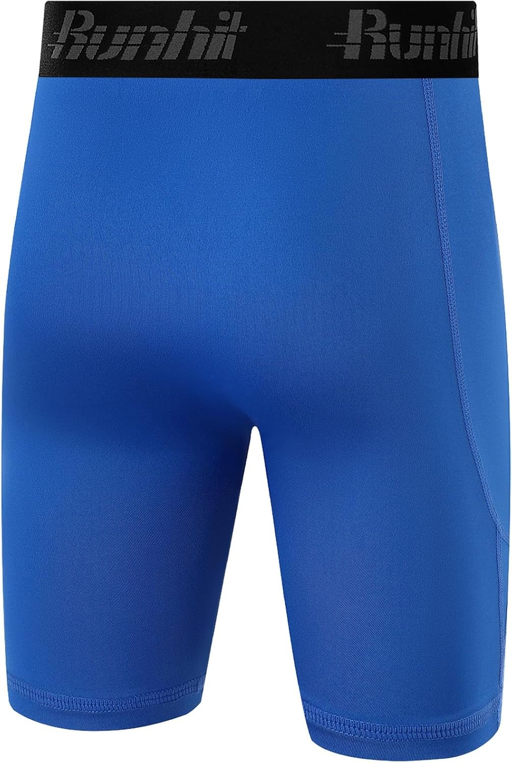 image:imageRunhit Youth Boys Compression ShortsBoys Performance Athletic Base Layers Underwear Sports Shorts3pack Blackwhiteblue