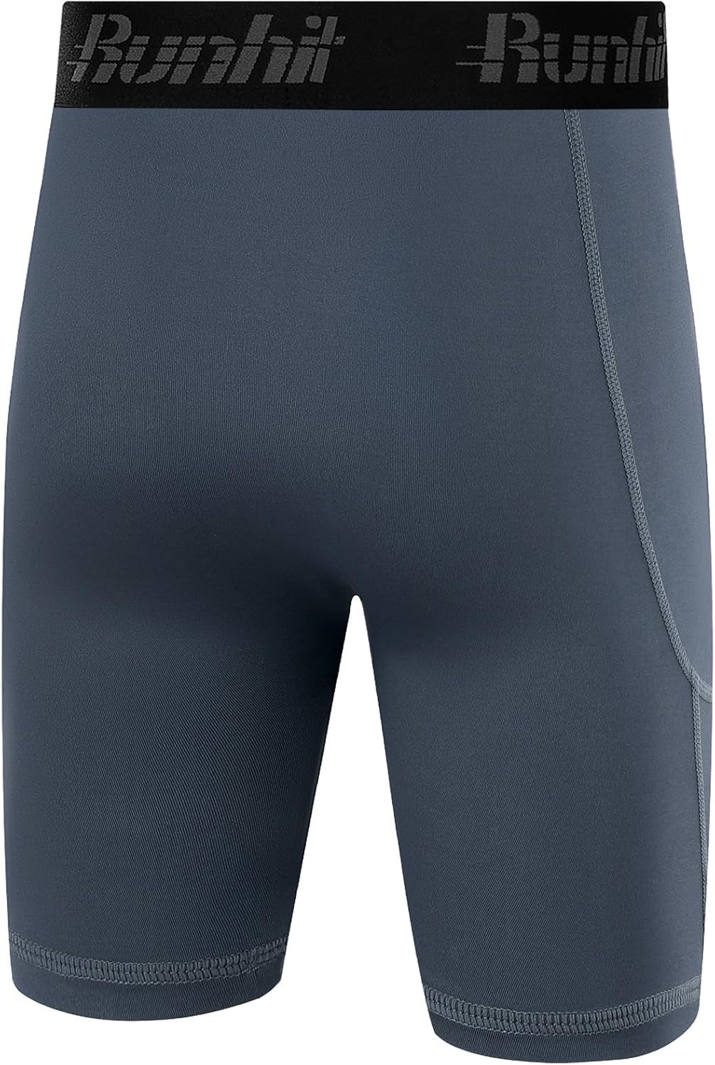 image:imageRunhit Youth Boys Compression ShortsBoys Performance Athletic Base Layers Underwear Sports Shorts3pack Blackwhitegray