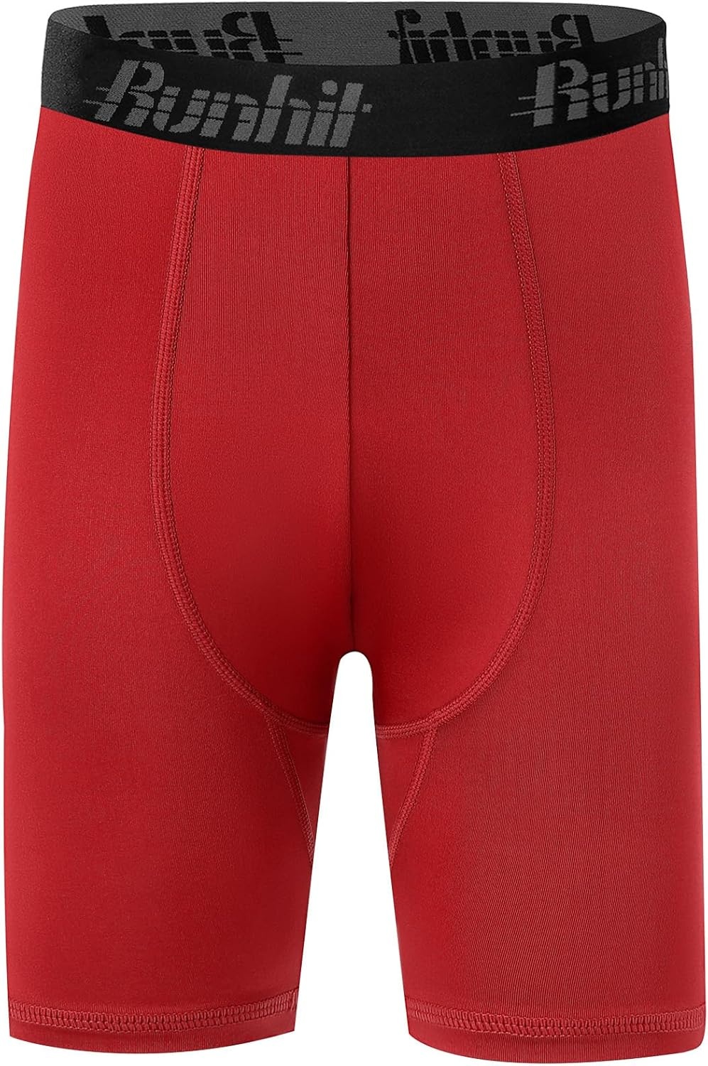 image:imageRunhit Youth Boys Compression ShortsBoys Performance Athletic Base Layers Underwear Sports Shorts3pack Blackwhitered