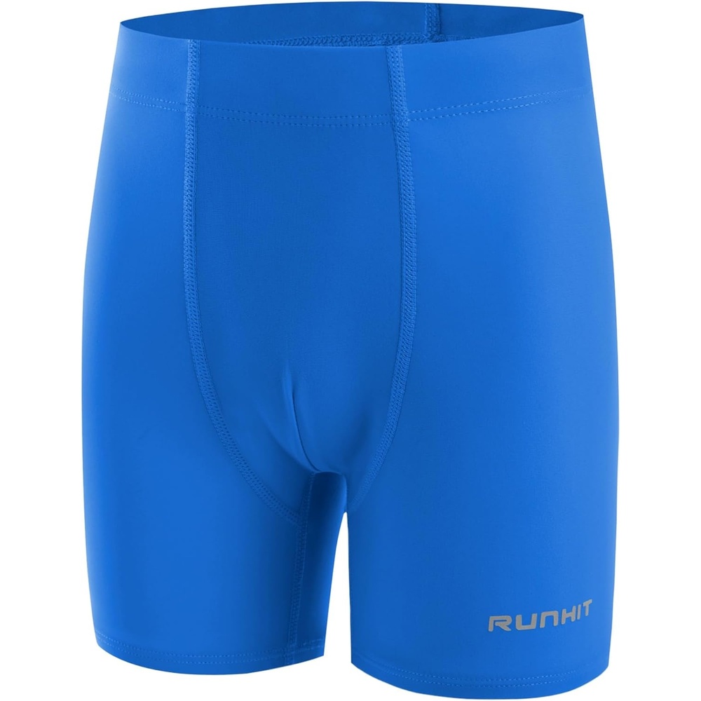image:imageRunhit Boys Swim Jammers Square Leg Youth Competitive Swim Racing Team Swimsuits Athletic Quick Dry Swimming Shorts UPF 50Royal Blue