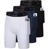 3 Pack:black+white+navy Blue