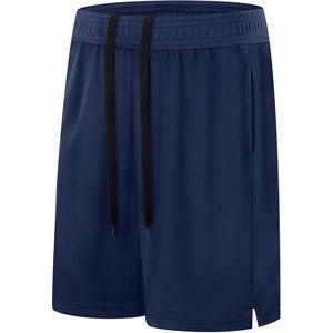 image:imageRunhit Boys Basketball Shorts Mesh Pockets Athletic Soccer Shorts for Youth Kids Running Gym PE Tennis Quick Dry Size 620Dark Navy Blue