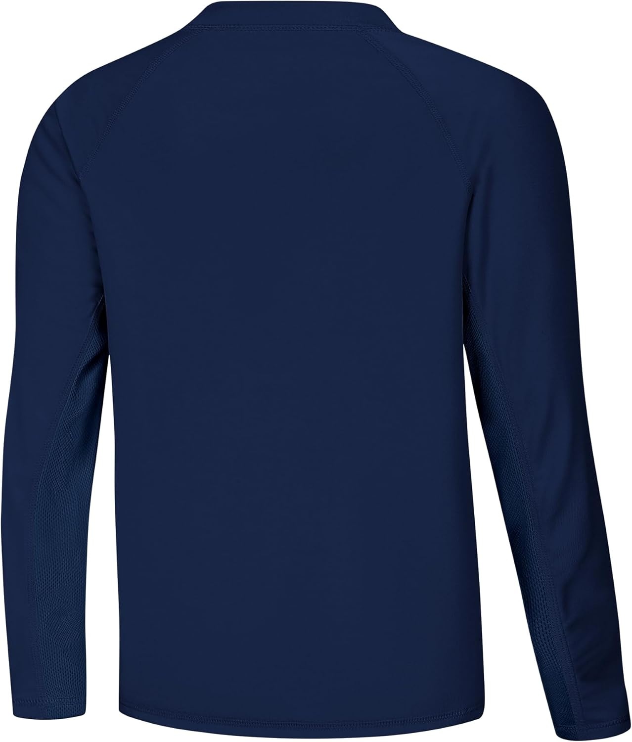 image:imageRunhit UPF 50 Boys Swim Shirt Rash Guard for Boys Long Sleeve Youth Kids UV Sun Protection Shirt for Beach Surf HikingDark Blue