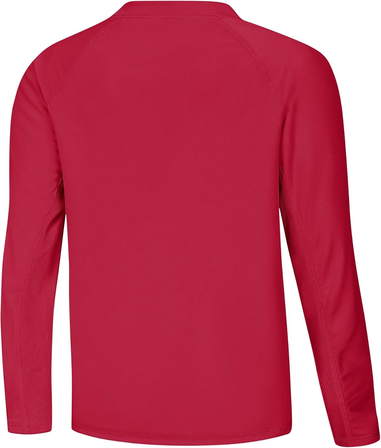 image:imageRunhit UPF 50 Boys Swim Shirt Rash Guard for Boys Long Sleeve Youth Kids UV Sun Protection Shirt for Beach Surf HikingRed