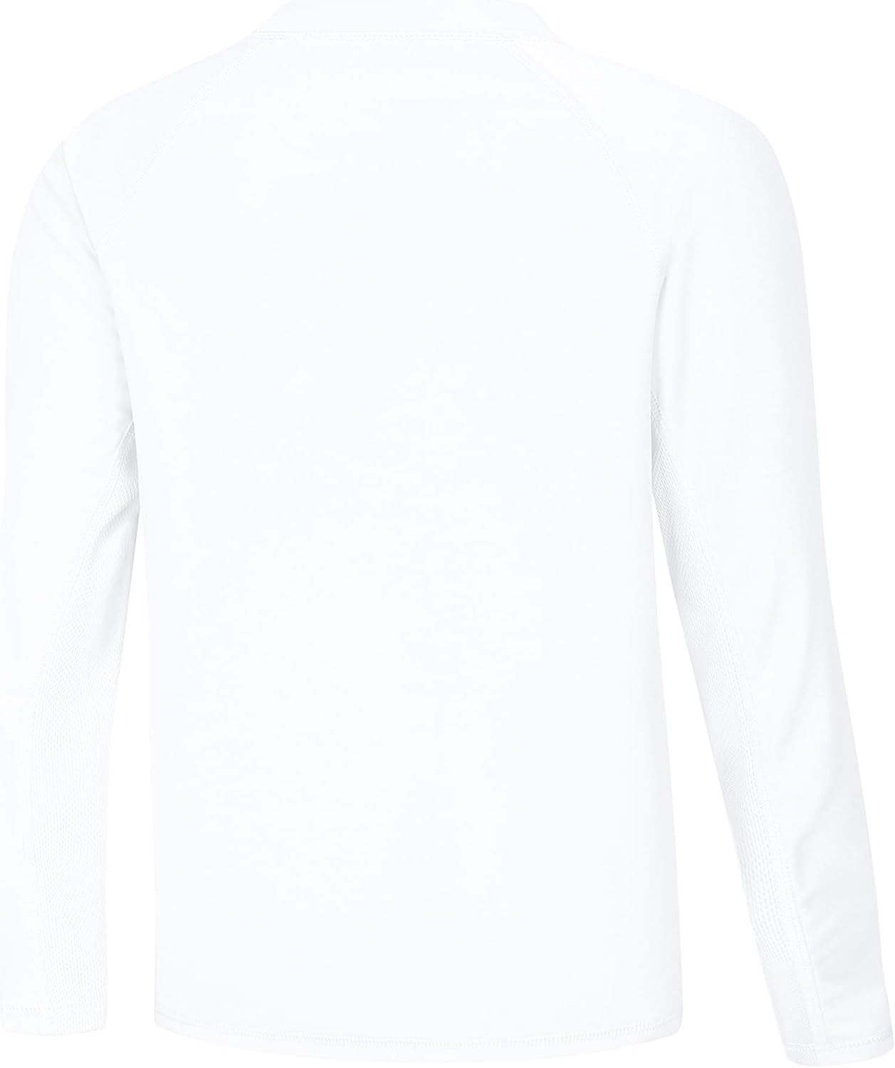 image:imageRunhit UPF 50 Boys Swim Shirt Rash Guard for Boys Long Sleeve Youth Kids UV Sun Protection Shirt for Beach Surf HikingWhite