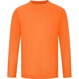 image:imageRunhit Boys and Girls Long Sleeve Athletic Shirts Kids UPF 50 Rash Guard Shirts with Moisture WickingOrange