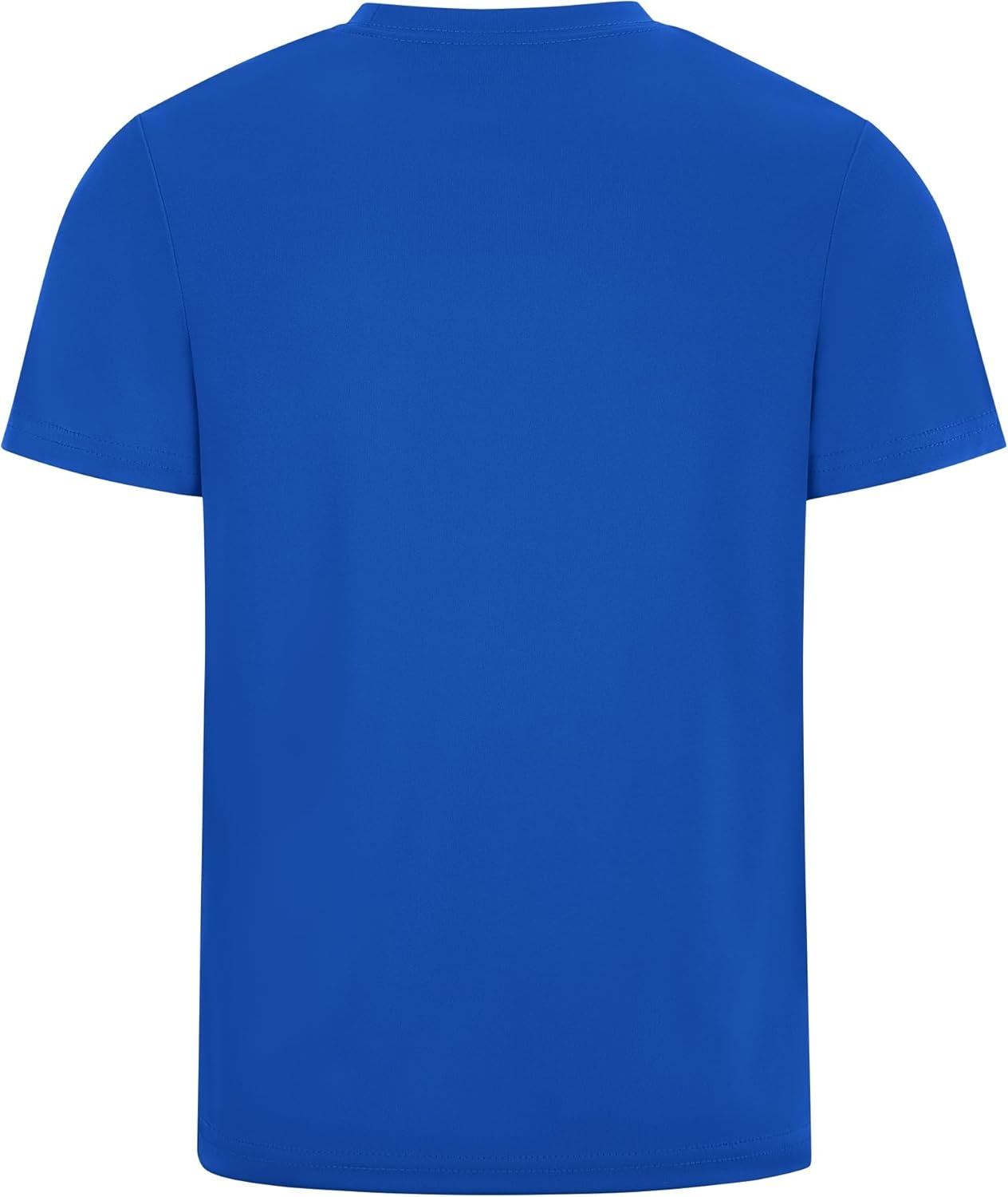 image:imageRunhit Boys Athletic TShirts Kids UPF 50 Short Sleeve Rash Guard Youth Sports Undershirt for Basketball Soccer BaseballDeep Blue