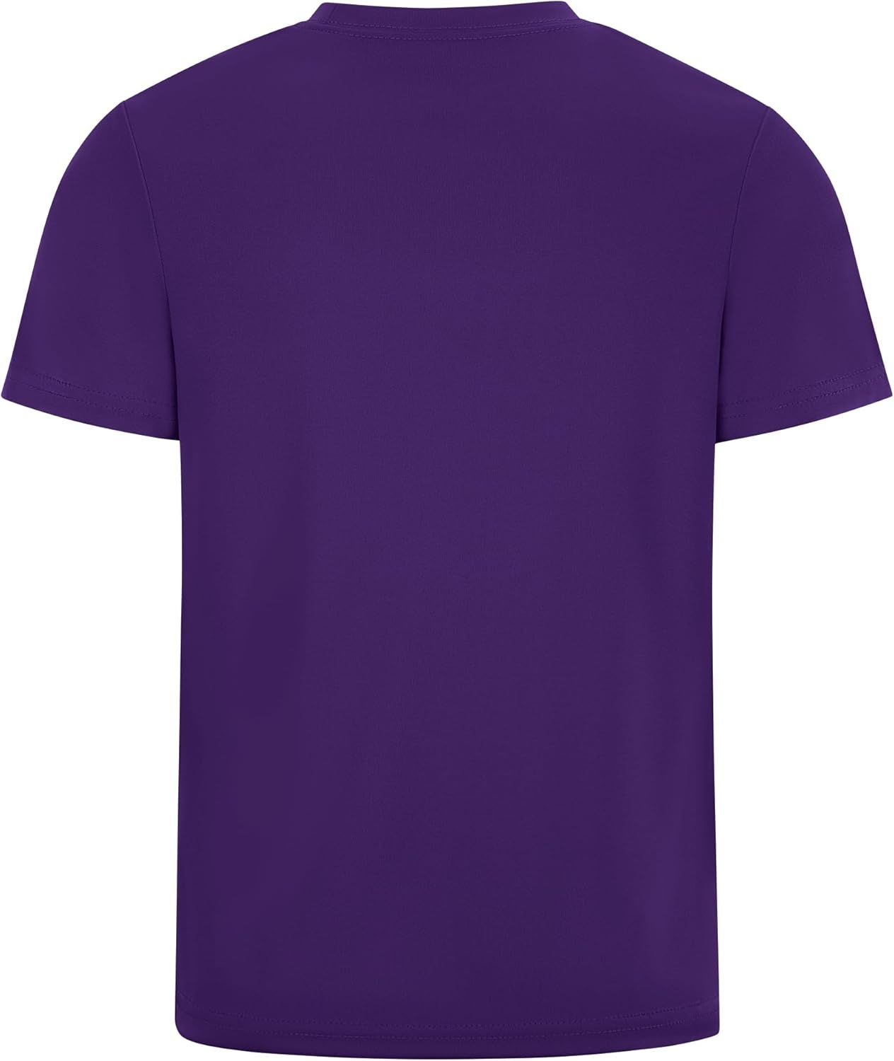 image:imageRunhit Boys Athletic TShirts Kids UPF 50 Short Sleeve Rash Guard Youth Sports Undershirt for Basketball Soccer BaseballDeep Purple