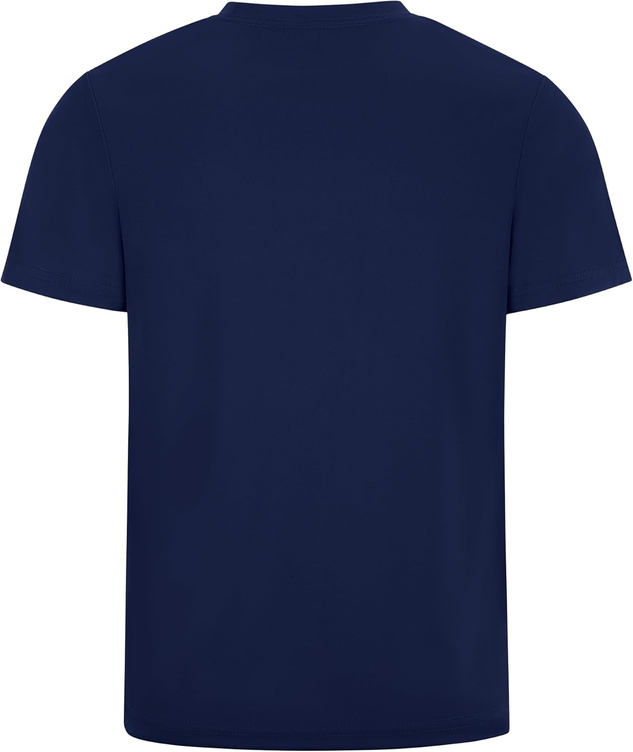 image:imageRunhit Boys Athletic TShirts Kids UPF 50 Short Sleeve Rash Guard Youth Sports Undershirt for Basketball Soccer BaseballNavy Blue