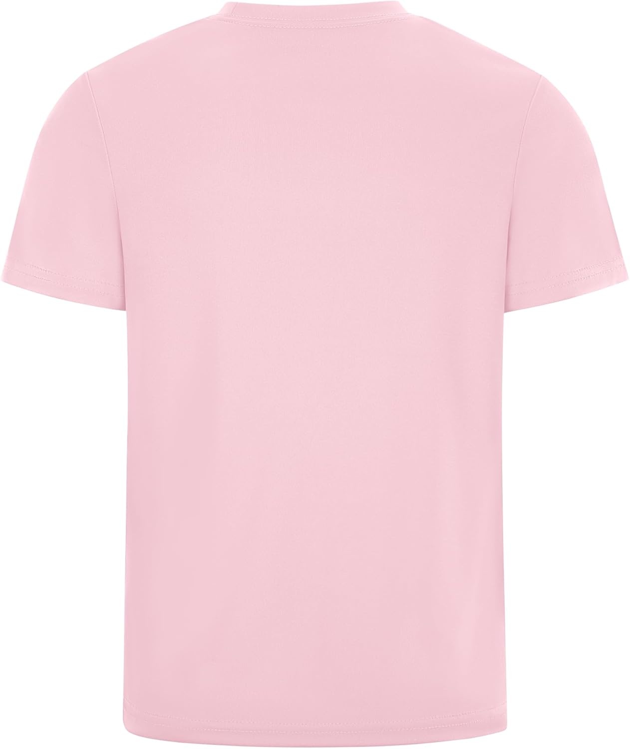 image:imageRunhit Boys Athletic TShirts Kids UPF 50 Short Sleeve Rash Guard Youth Sports Undershirt for Basketball Soccer BaseballPink