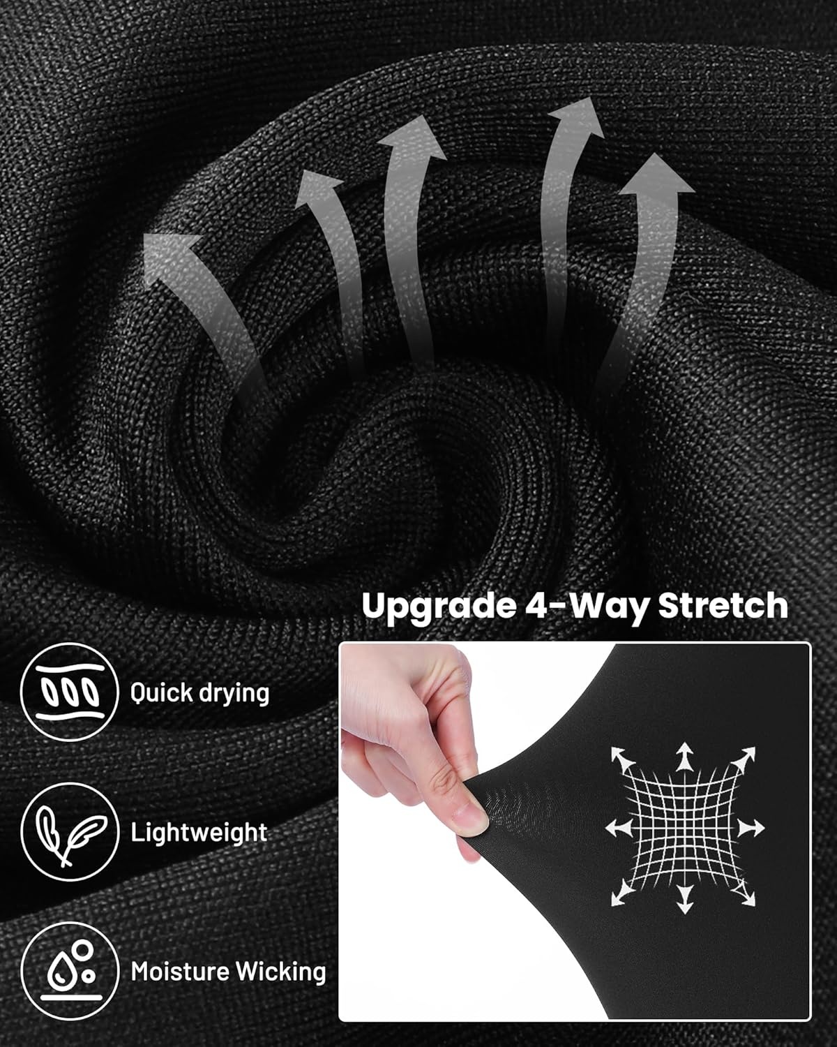 image:imageRunhit Boys Basketball One Leg Compression Tights Full Length Single Leg Compression Pants Sports Base Layer UnderwearRight Long Black