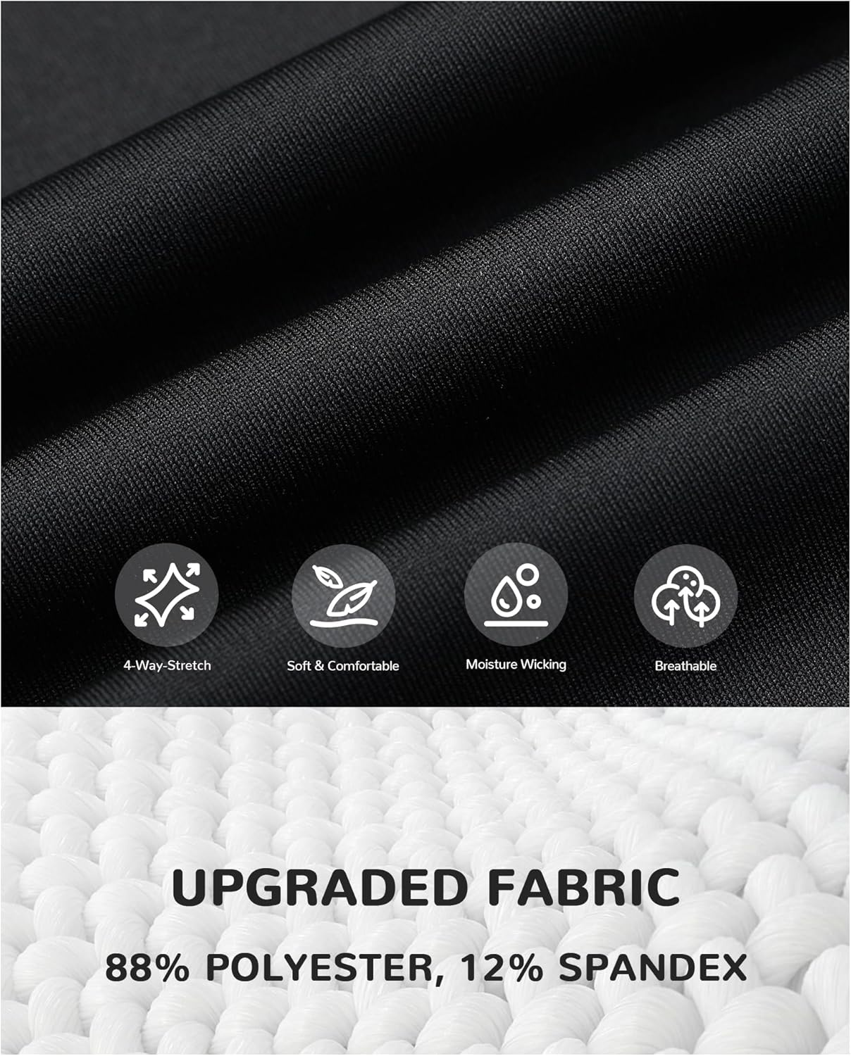 image:imageRunhit Boys Compression Shirt Kids Long Sleeve Athletic Undershirt Youth Quick Dry Base Layer for Football BaseballBlackBlackBlack