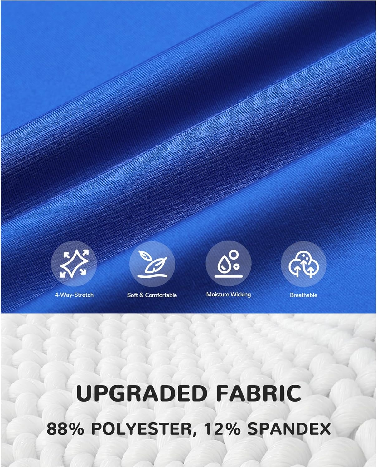 image:imageRunhit Boys Compression Shirt Kids Long Sleeve Athletic Undershirt Youth Quick Dry Base Layer for Football BaseballBlackWhiteBlue