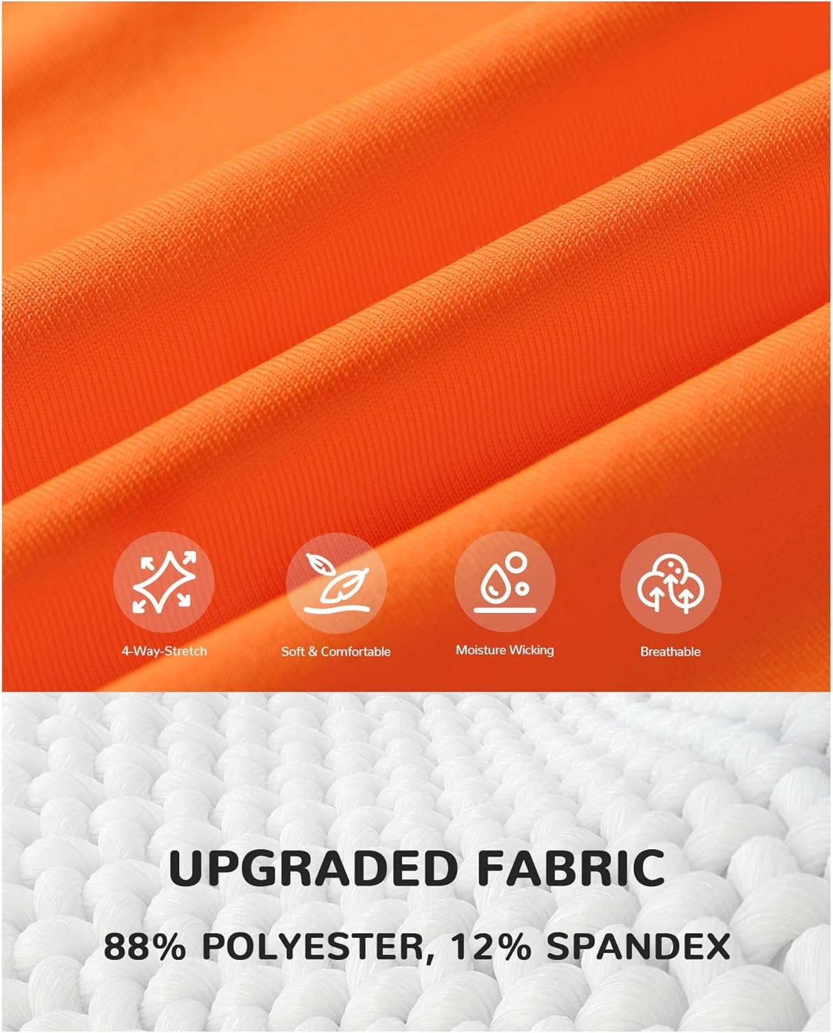 image:imageRunhit Boys Compression Shirt Kids Long Sleeve Athletic Undershirt Youth Quick Dry Base Layer for Football BaseballOrange