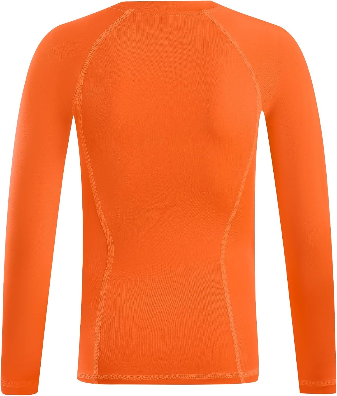 image:imageRunhit Boys Compression Shirt Kids Long Sleeve Athletic Undershirt Youth Quick Dry Base Layer for Football BaseballOrange