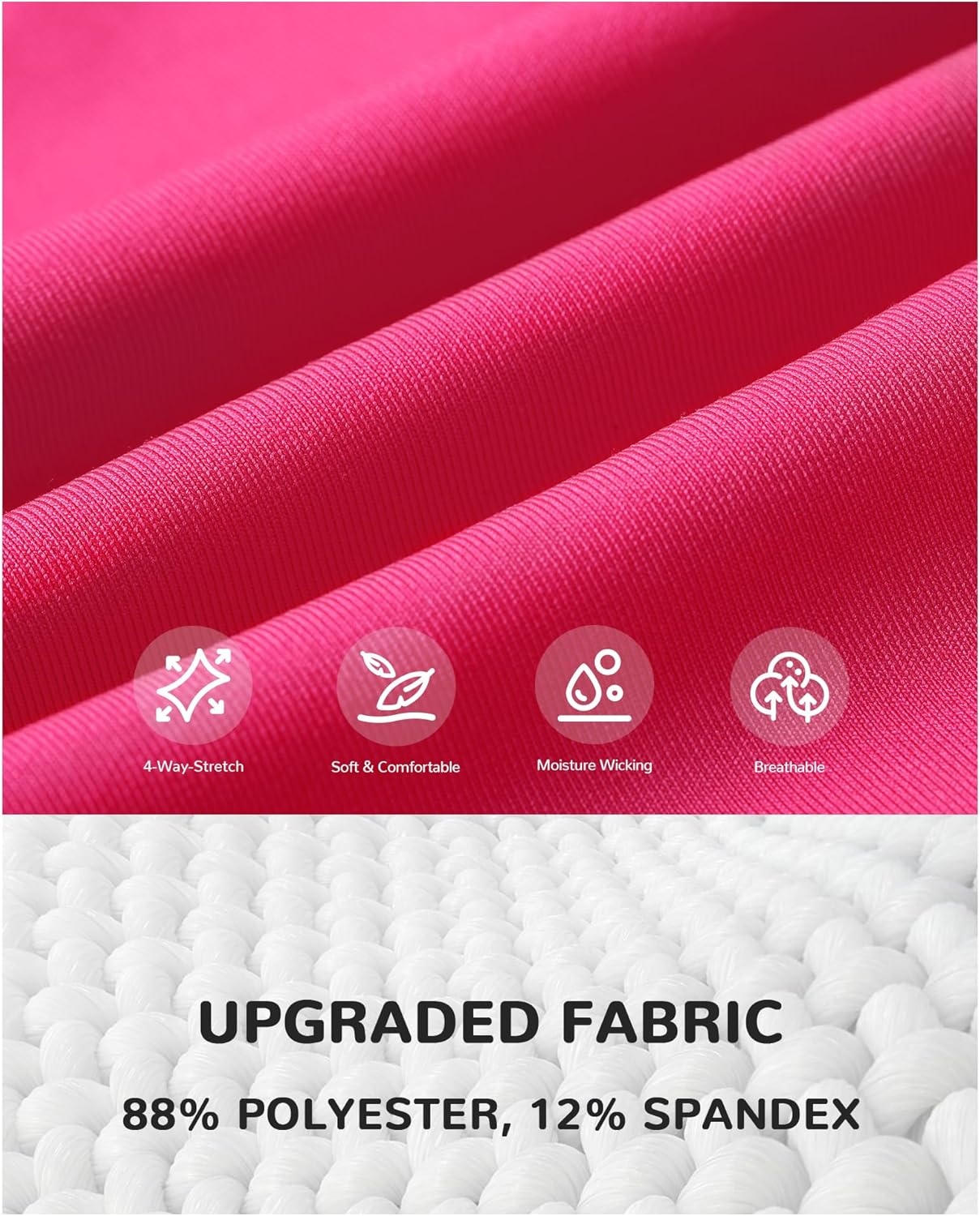image:imageRunhit Boys Compression Shirt Kids Long Sleeve Athletic Undershirt Youth Quick Dry Base Layer for Football BaseballPink