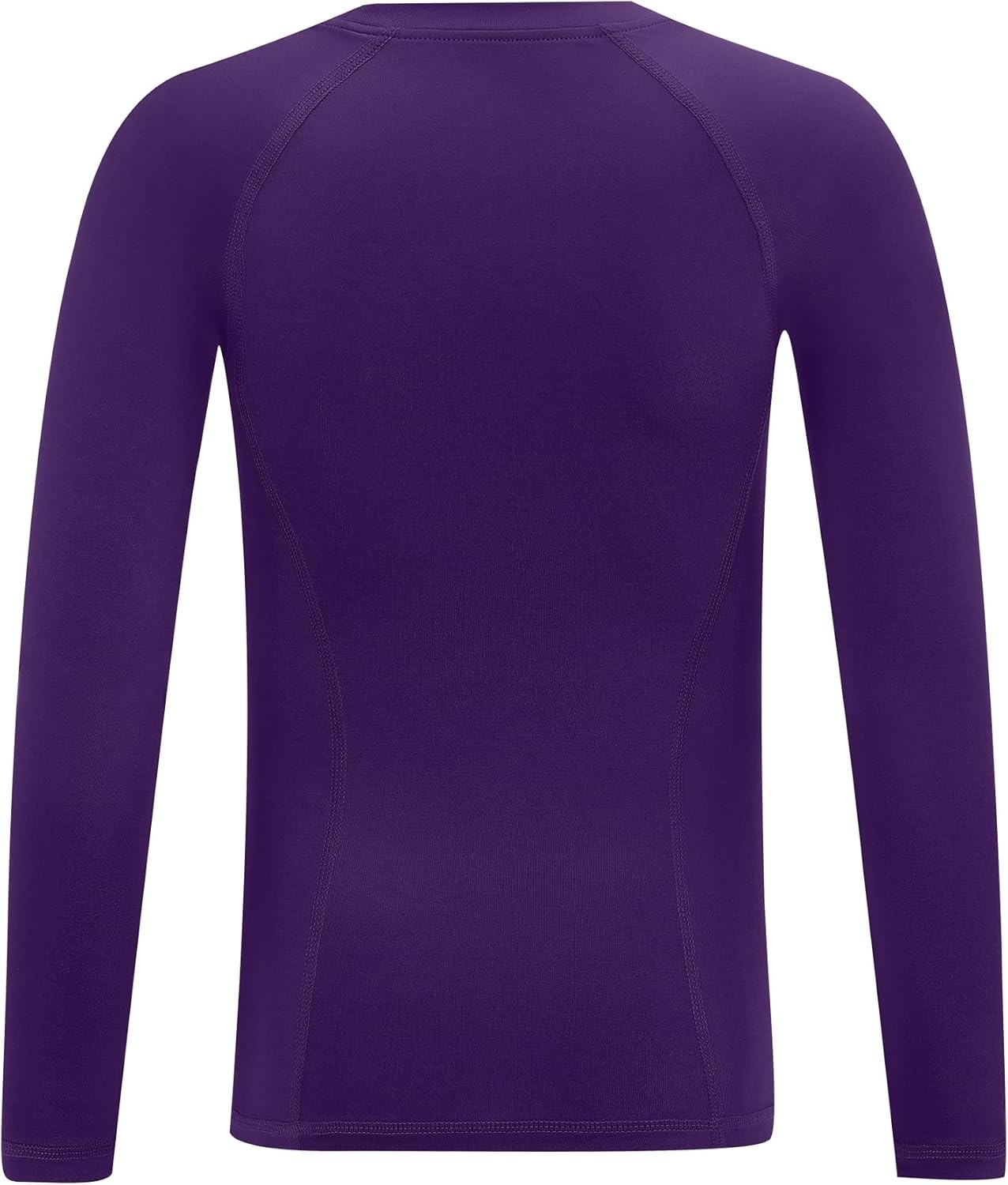 image:imageRunhit Boys Compression Shirt Kids Long Sleeve Athletic Undershirt Youth Quick Dry Base Layer for Football BaseballPurple