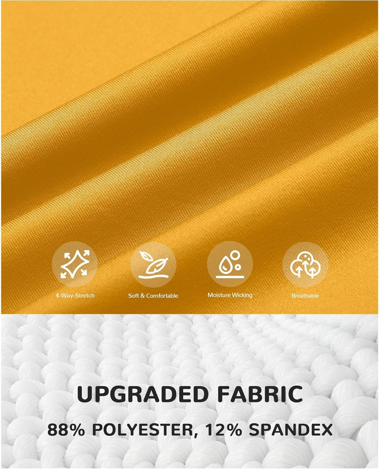 image:imageRunhit Boys Compression Shirt Kids Long Sleeve Athletic Undershirt Youth Quick Dry Base Layer for Football BaseballYellow