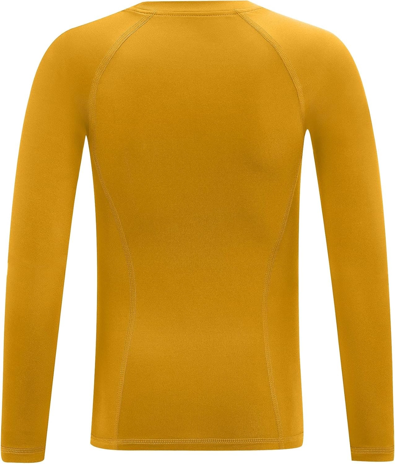 image:imageRunhit Boys Compression Shirt Kids Long Sleeve Athletic Undershirt Youth Quick Dry Base Layer for Football BaseballYellow