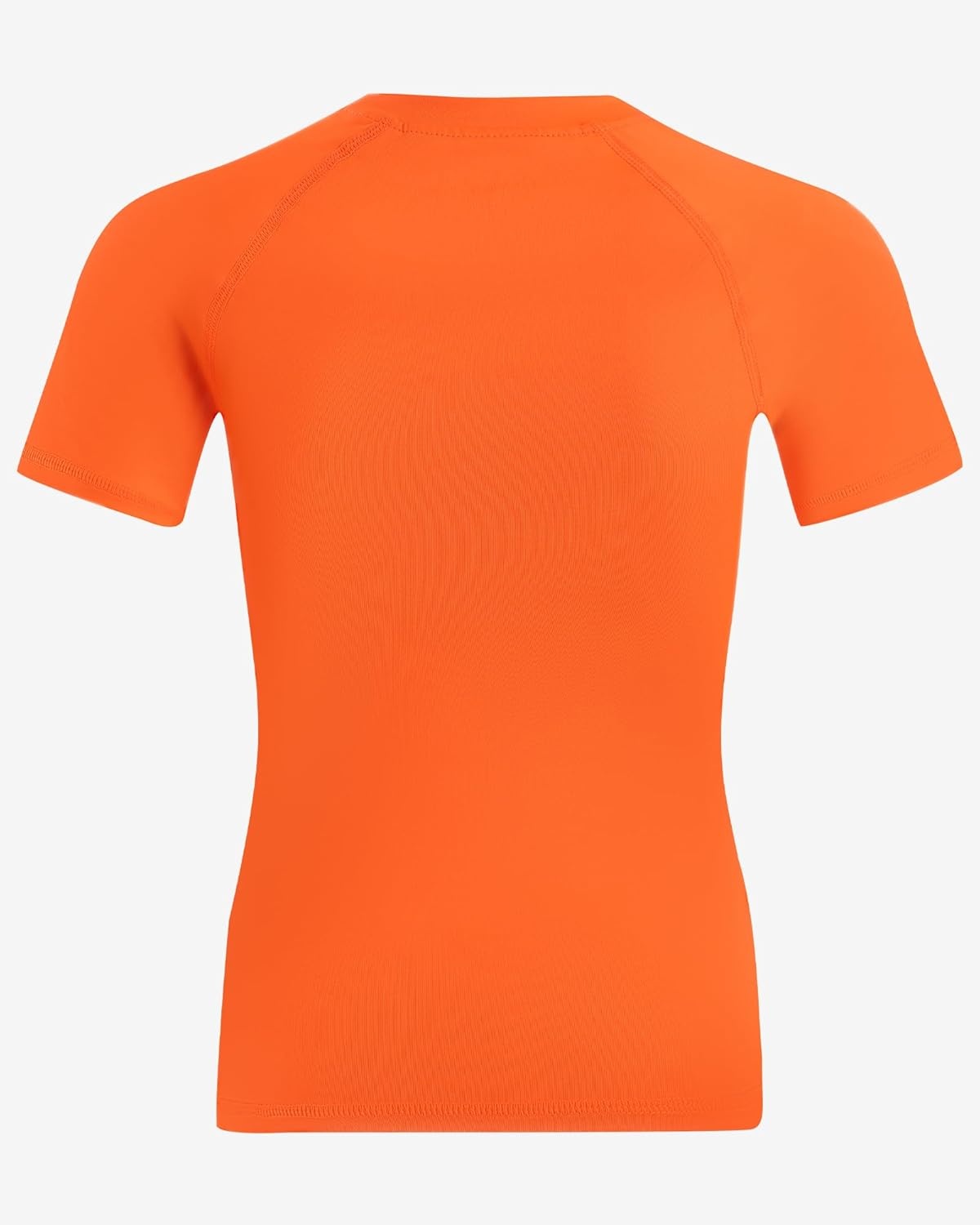 image:imageRunhit Boys Compression Shirt Short Sleeve Youth Basketball Undershirt Kids Quick Dry Athletic Base Layer TShirt1 Pack Orange