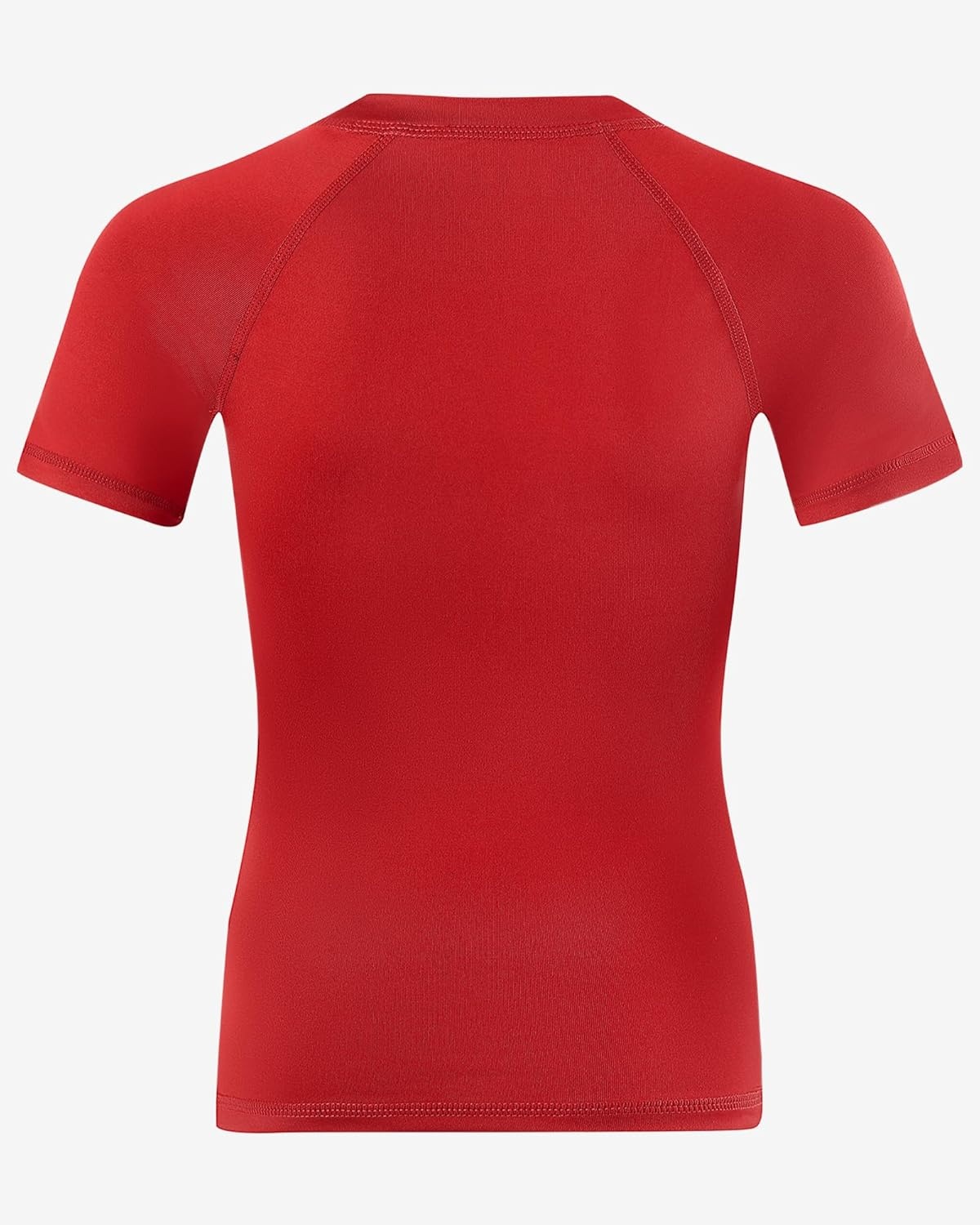 image:imageRunhit Boys Compression Shirt Short Sleeve Youth Basketball Undershirt Kids Quick Dry Athletic Base Layer TShirt1 Pack Red