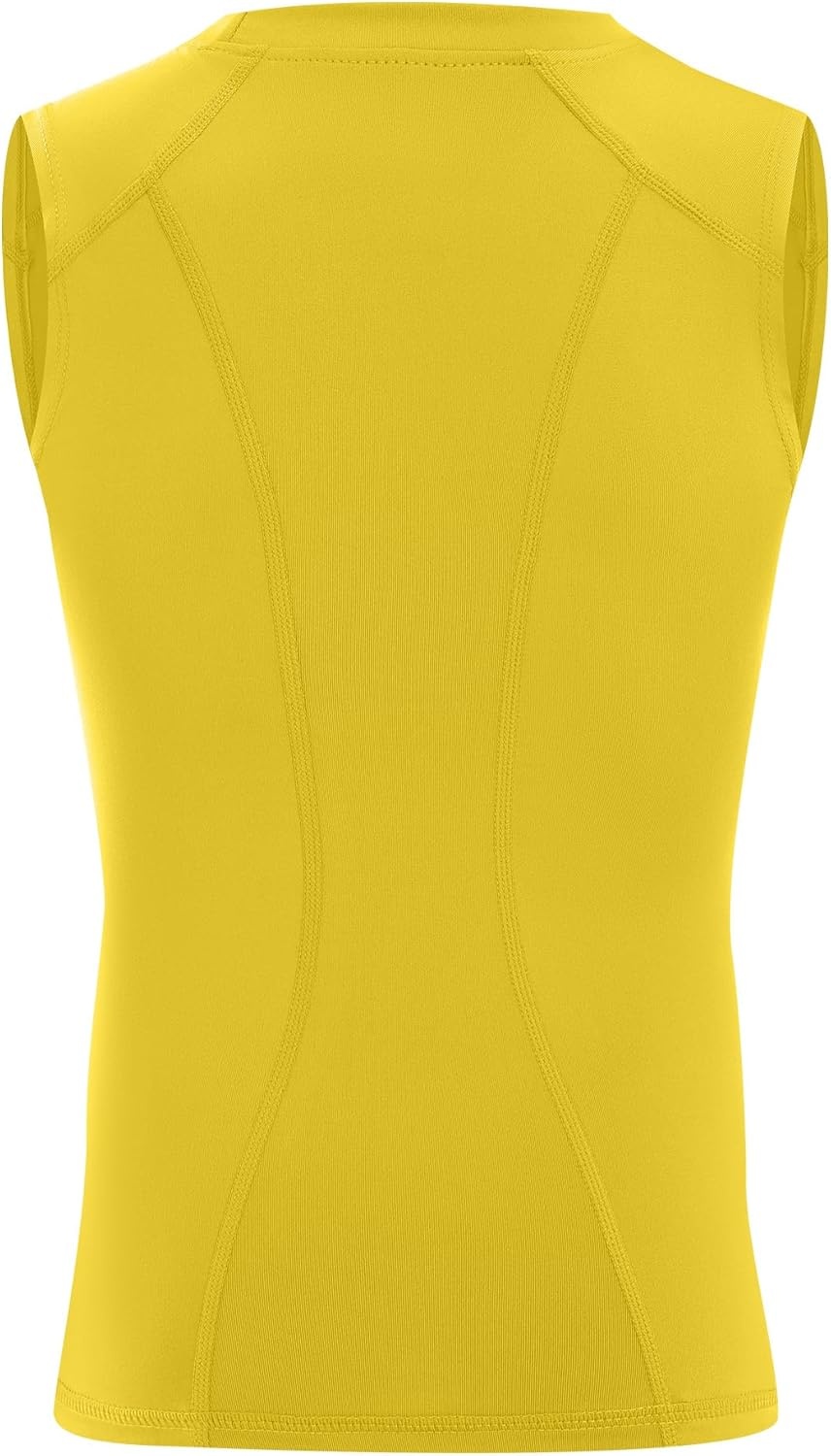 image:imageRunhit Boys Sleeveless Compression Shirt Kids Athletic Tank Tops Youth Quick Dry Undershirt for Football BasketballGold