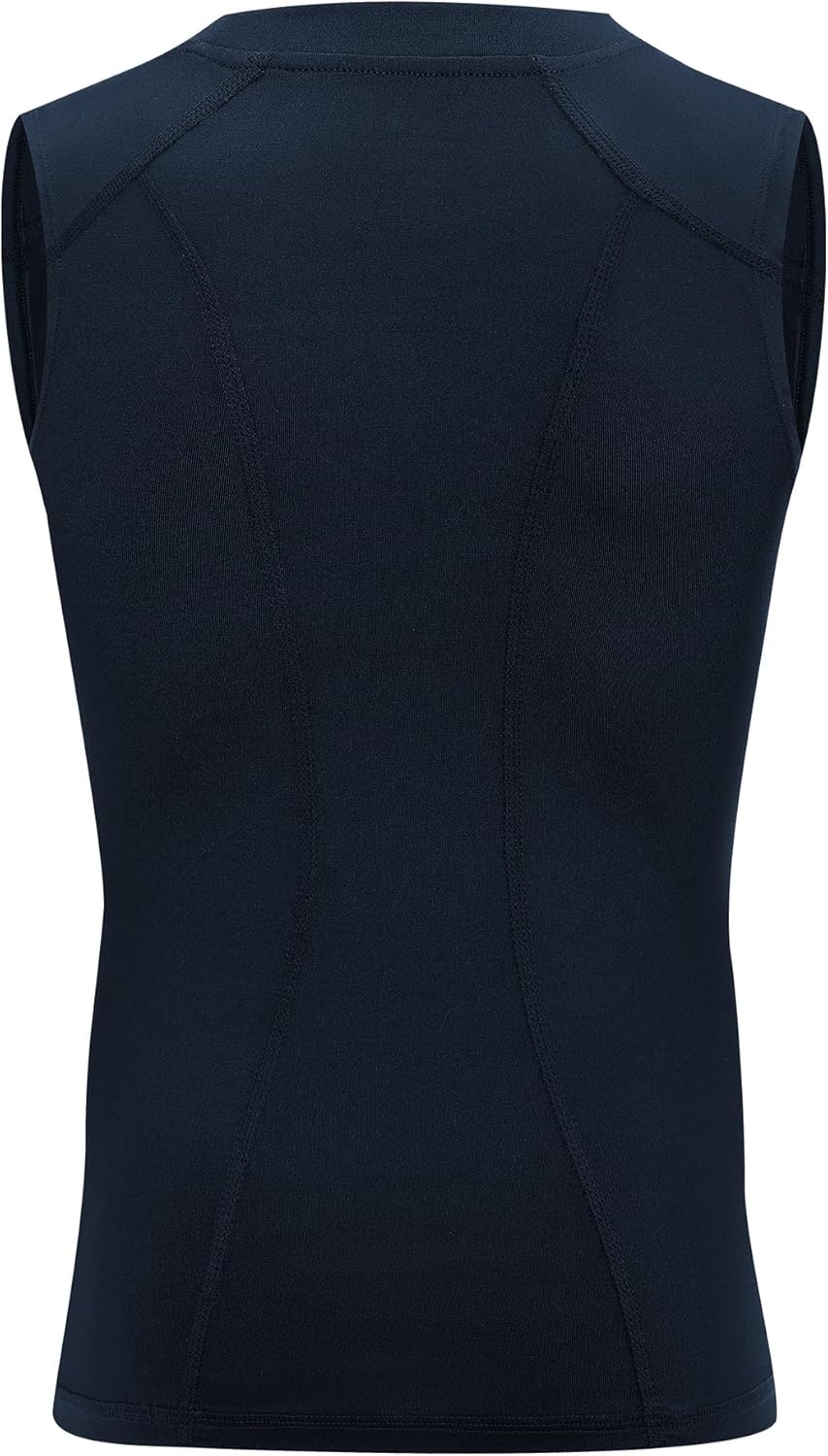 image:imageRunhit Boys Sleeveless Compression Shirt Kids Athletic Tank Tops Youth Quick Dry Undershirt for Football BasketballNavy