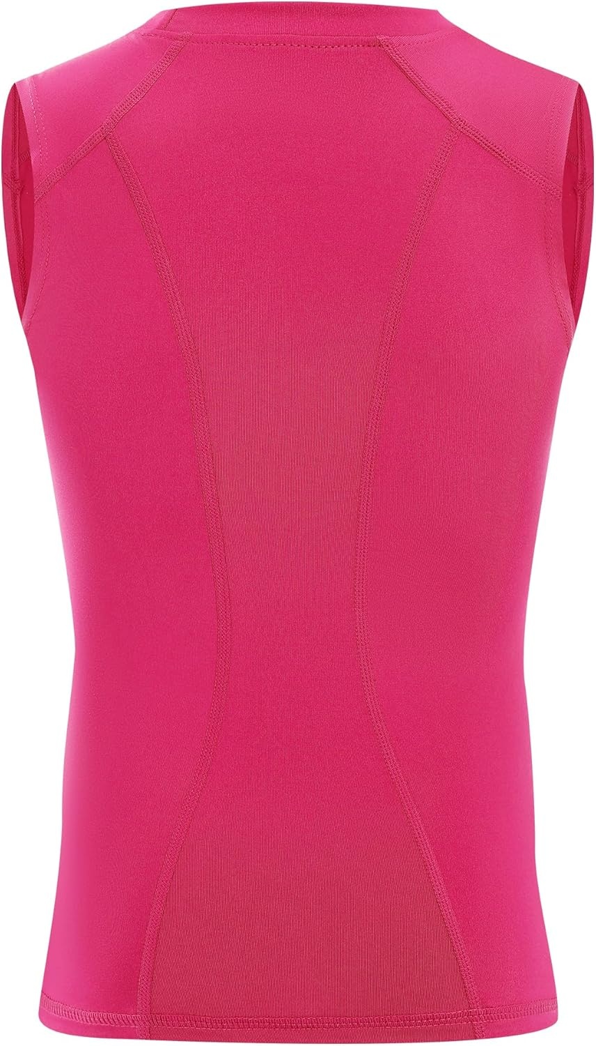 image:imageRunhit Boys Sleeveless Compression Shirt Kids Athletic Tank Tops Youth Quick Dry Undershirt for Football BasketballRose Red