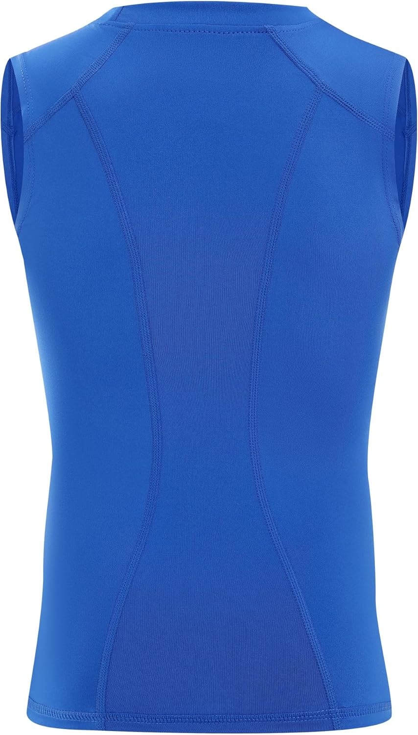 image:imageRunhit Boys Sleeveless Compression Shirt Kids Athletic Tank Tops Youth Quick Dry Undershirt for Football BasketballRoyal Blue