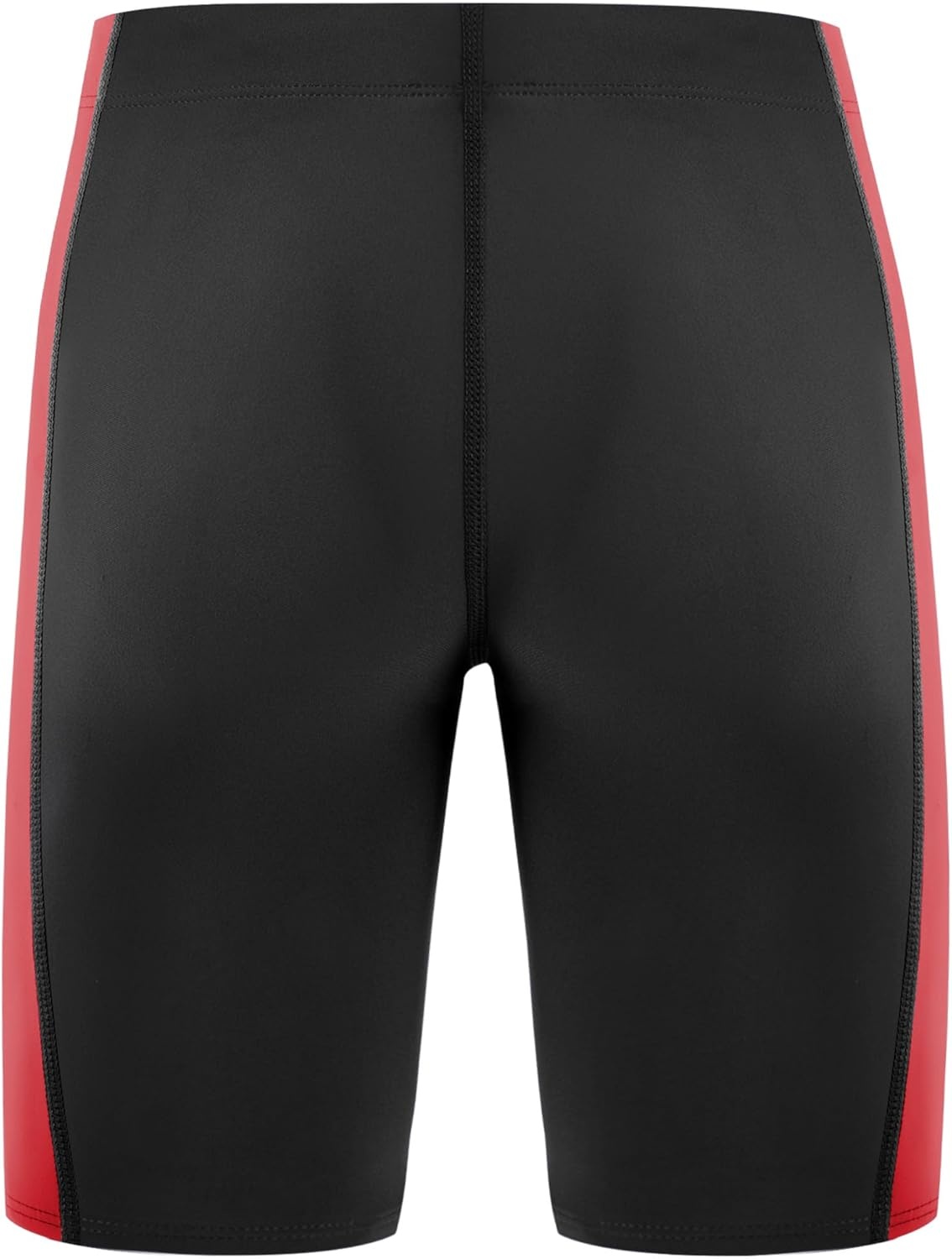 image:imageRunhit Boys Swim Jammers Youth Competitive Swimsuit UPF 50 Quick Dry Athletic Compression Swimming ShortsBlack and Red