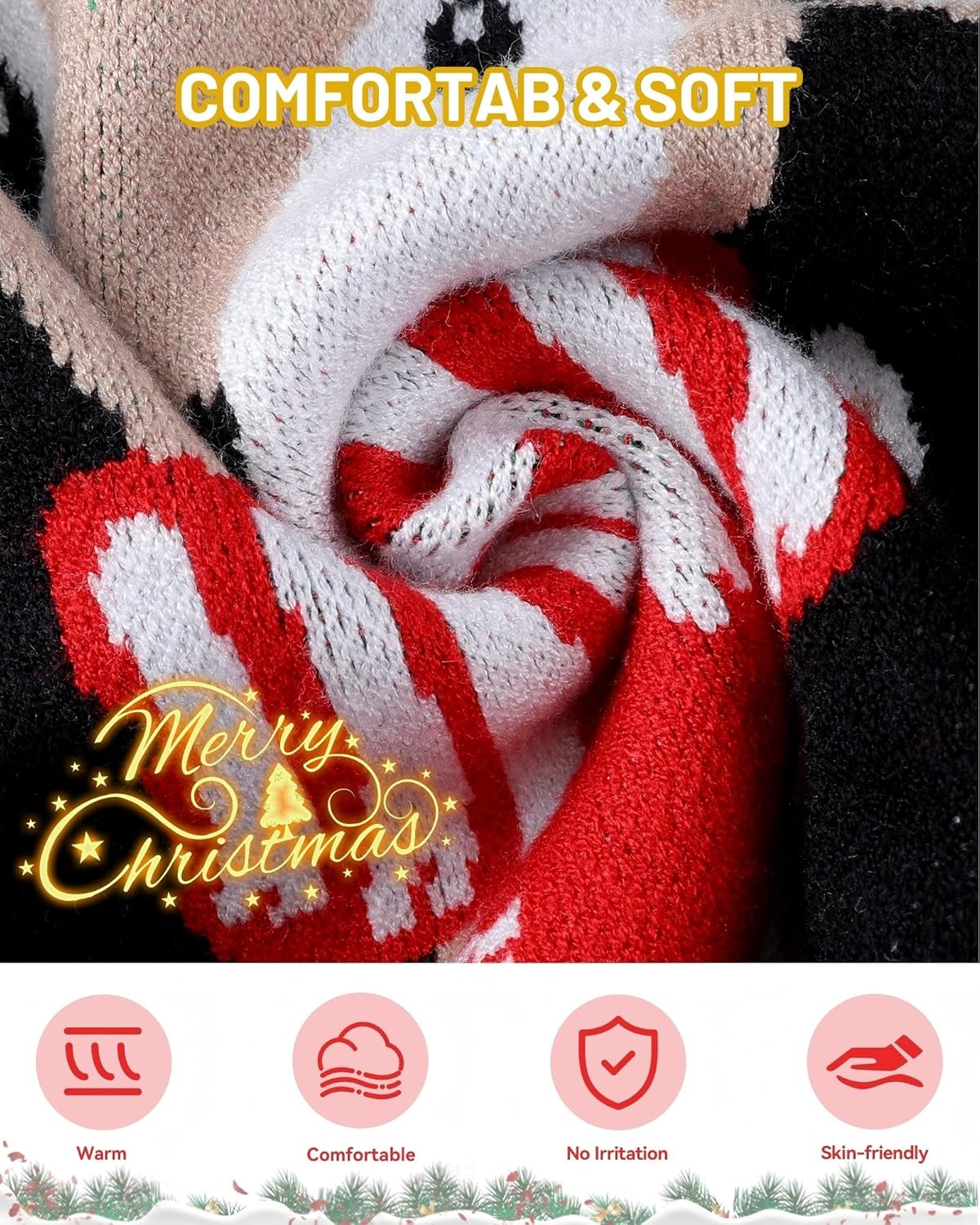 image:imageRunhit Boys Ugly Christmas Sweater Kids Funny Crew Neck Knitted Christmas Pullover for Xmas HolidayAnimal Collection