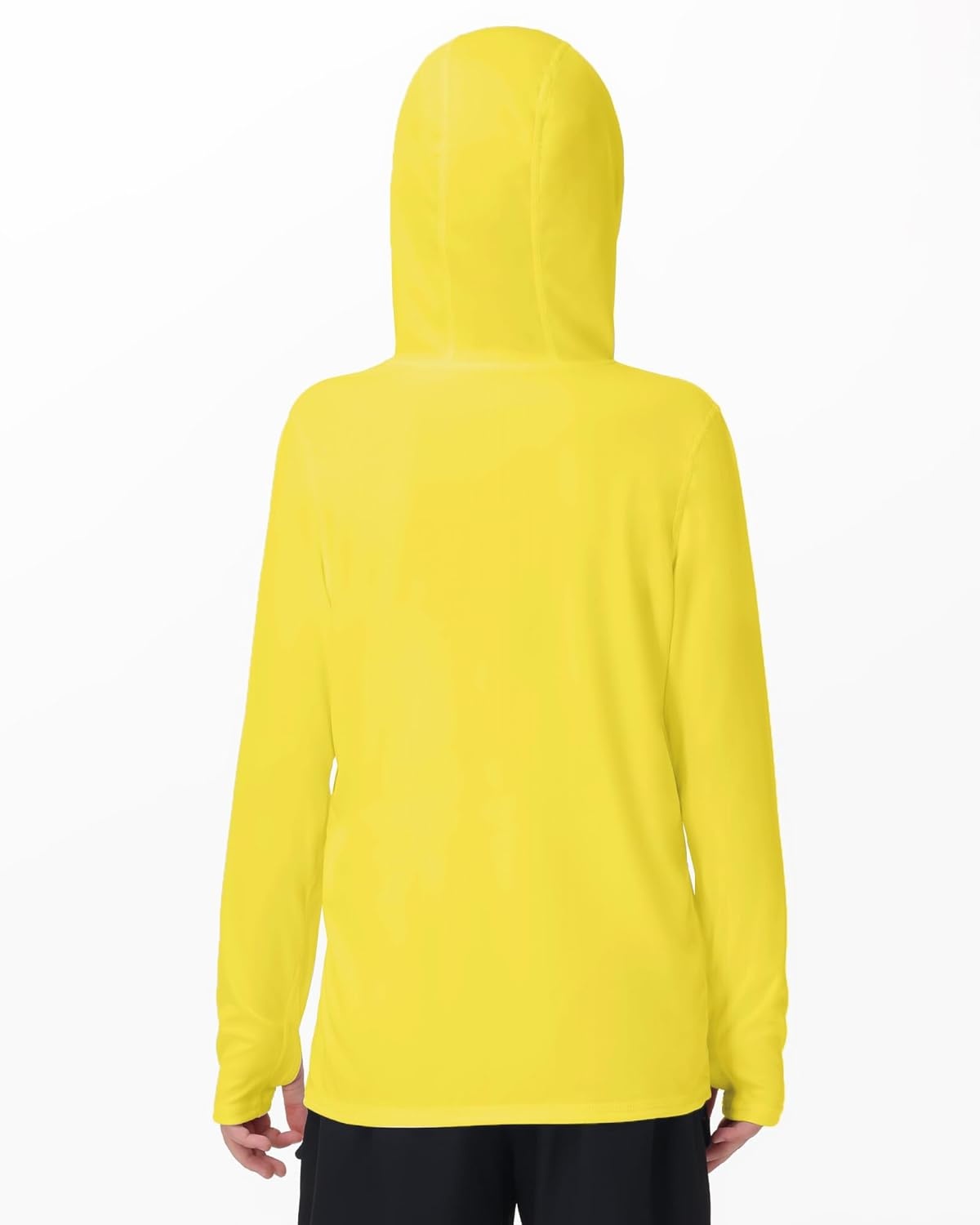image:imageRunhit Boys amp Toddler UPF 50 Rash Guard Hoodie Kids UV Sun Protection Long Sleeve Shirt for Fishing Outdoor Beach CampingYellow