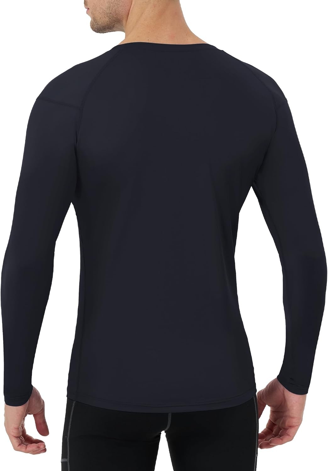 image:imageRunhit Long Sleeve Compression Shirts for Men UPF 50 Mens Compression Shirts Running Athletic Workout Base LayerNavy