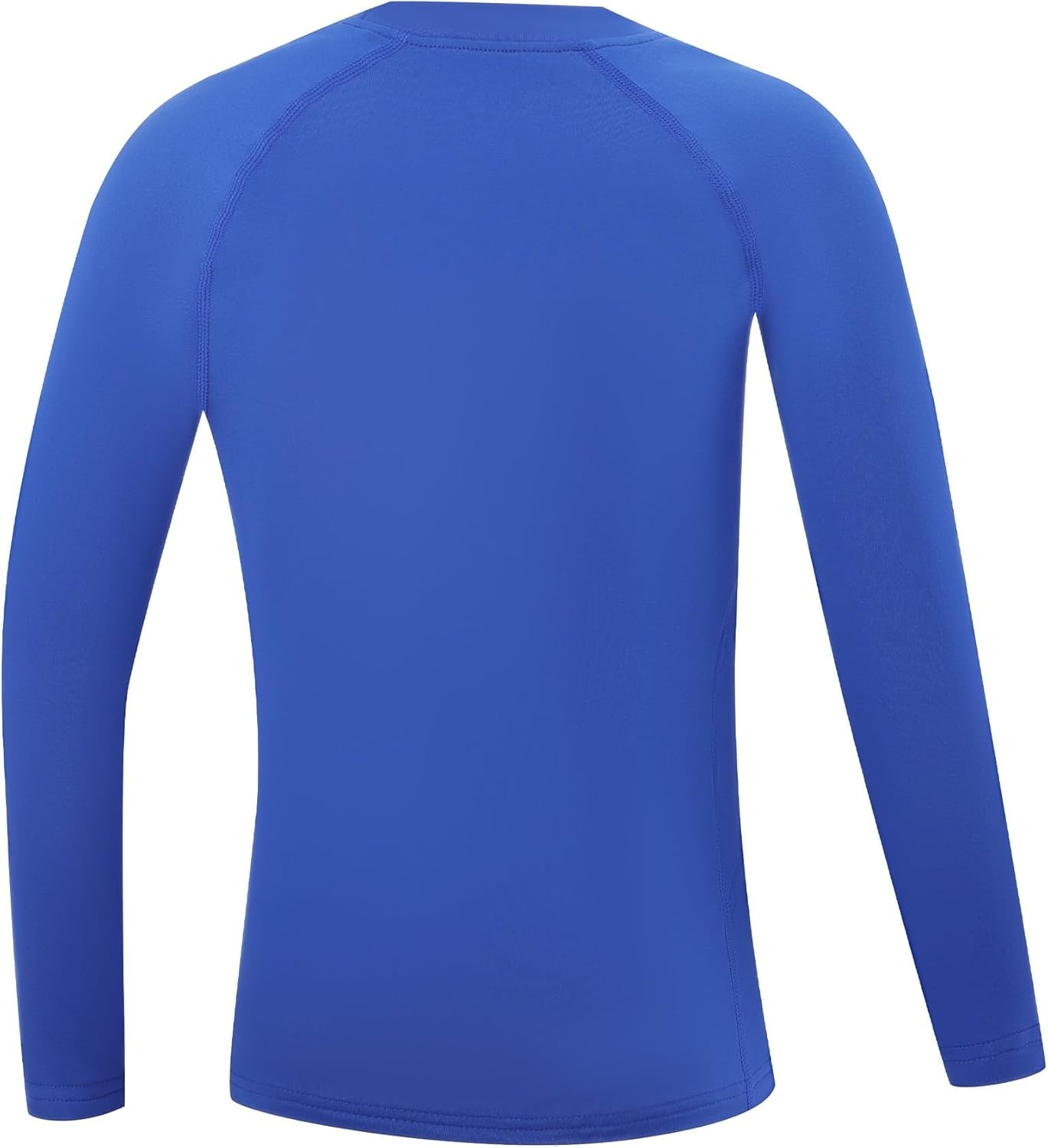 image:imageRunhit Youth Boys Compression Thermal Shirt Long Sleeve Fleece Base Layer Undershirt for Football Baseball Soccer BasketballBlue