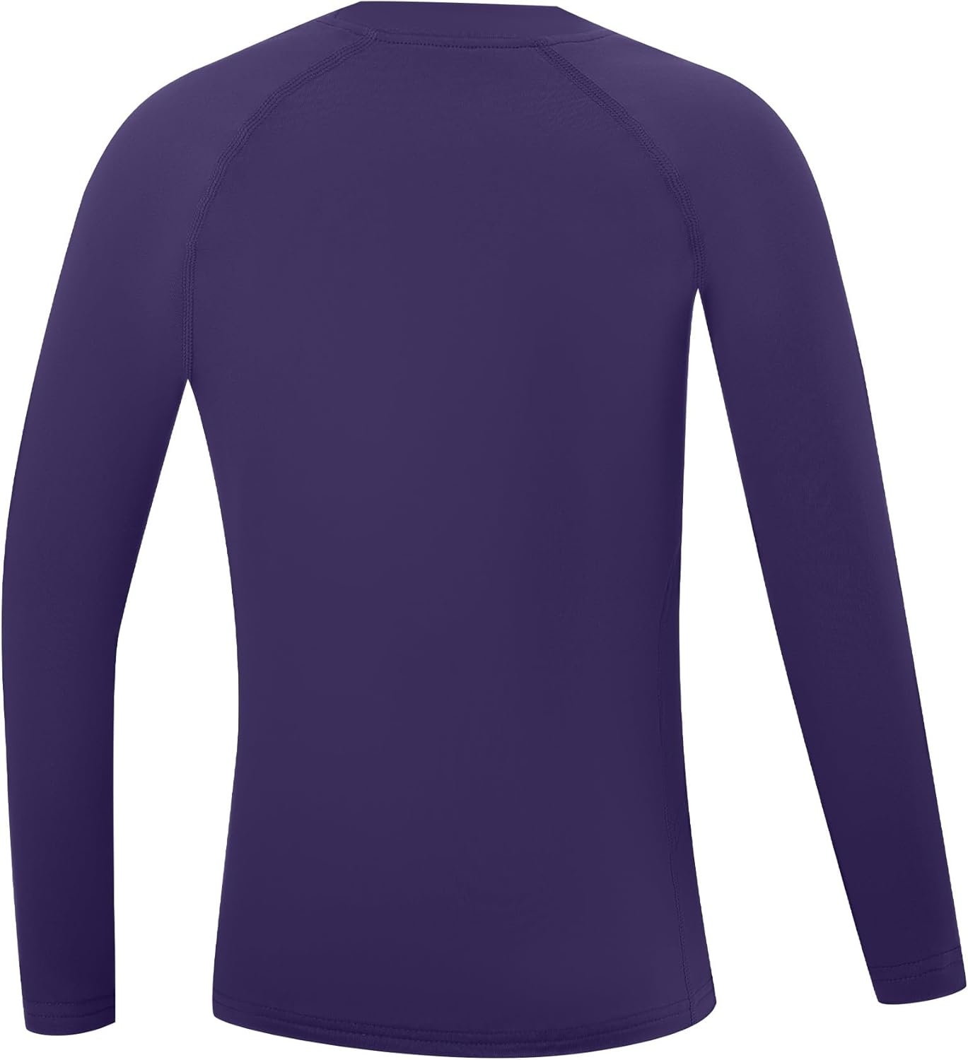 image:imageRunhit Youth Boys Compression Thermal Shirt Long Sleeve Fleece Base Layer Undershirt for Football Baseball Soccer BasketballPurple