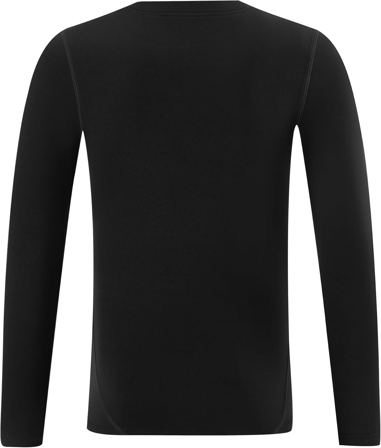 image:imageRunhit Youth Boys Compression Thermal Shirt Long Sleeve Quick Dry Fleece Undershirt Kids Baseball Football Base LayerBlackcrewneck
