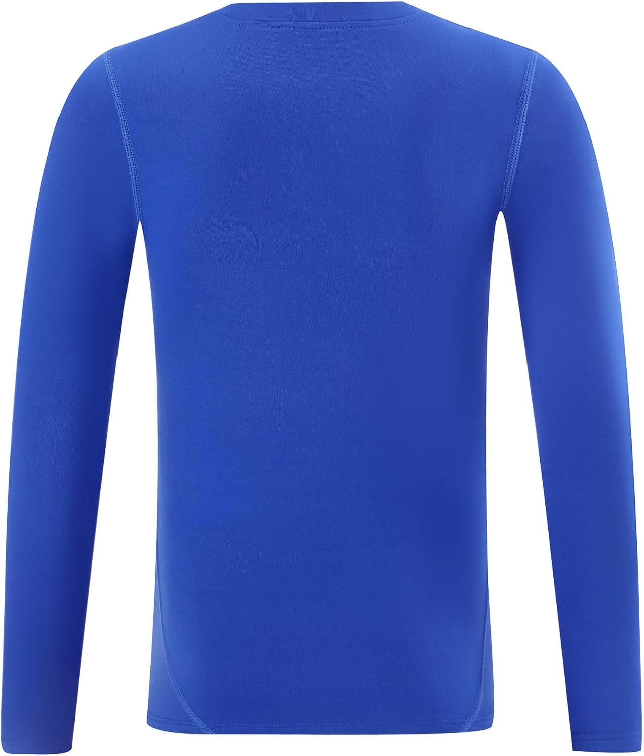 image:imageRunhit Youth Boys Compression Thermal Shirt Long Sleeve Quick Dry Fleece Undershirt Kids Baseball Football Base LayerBluecrewneck