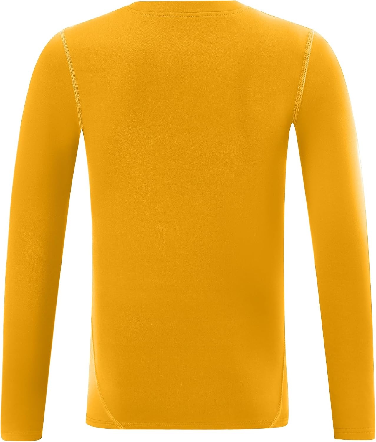 image:imageRunhit Youth Boys Compression Thermal Shirt Long Sleeve Quick Dry Fleece Undershirt Kids Baseball Football Base LayerGoldcrewneck