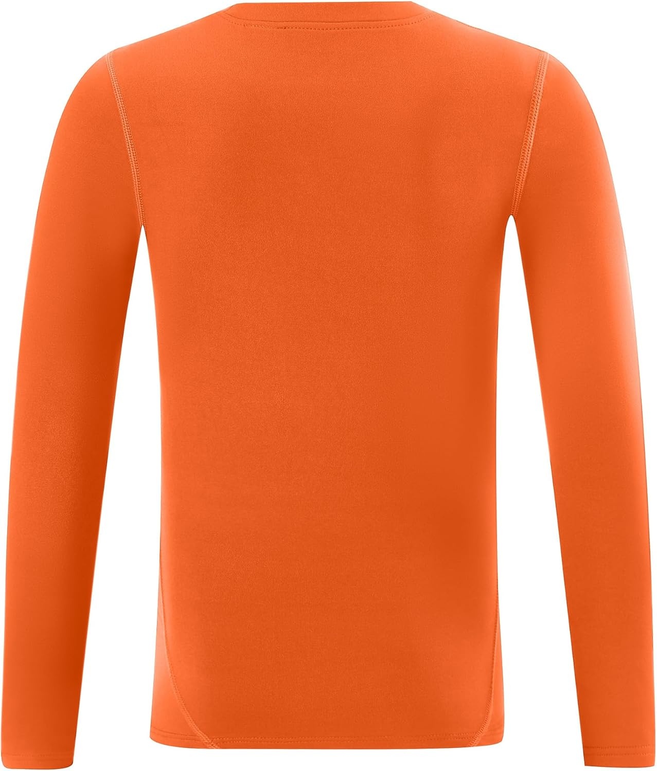 image:imageRunhit Youth Boys Compression Thermal Shirt Long Sleeve Quick Dry Fleece Undershirt Kids Baseball Football Base LayerOrangecrewneck
