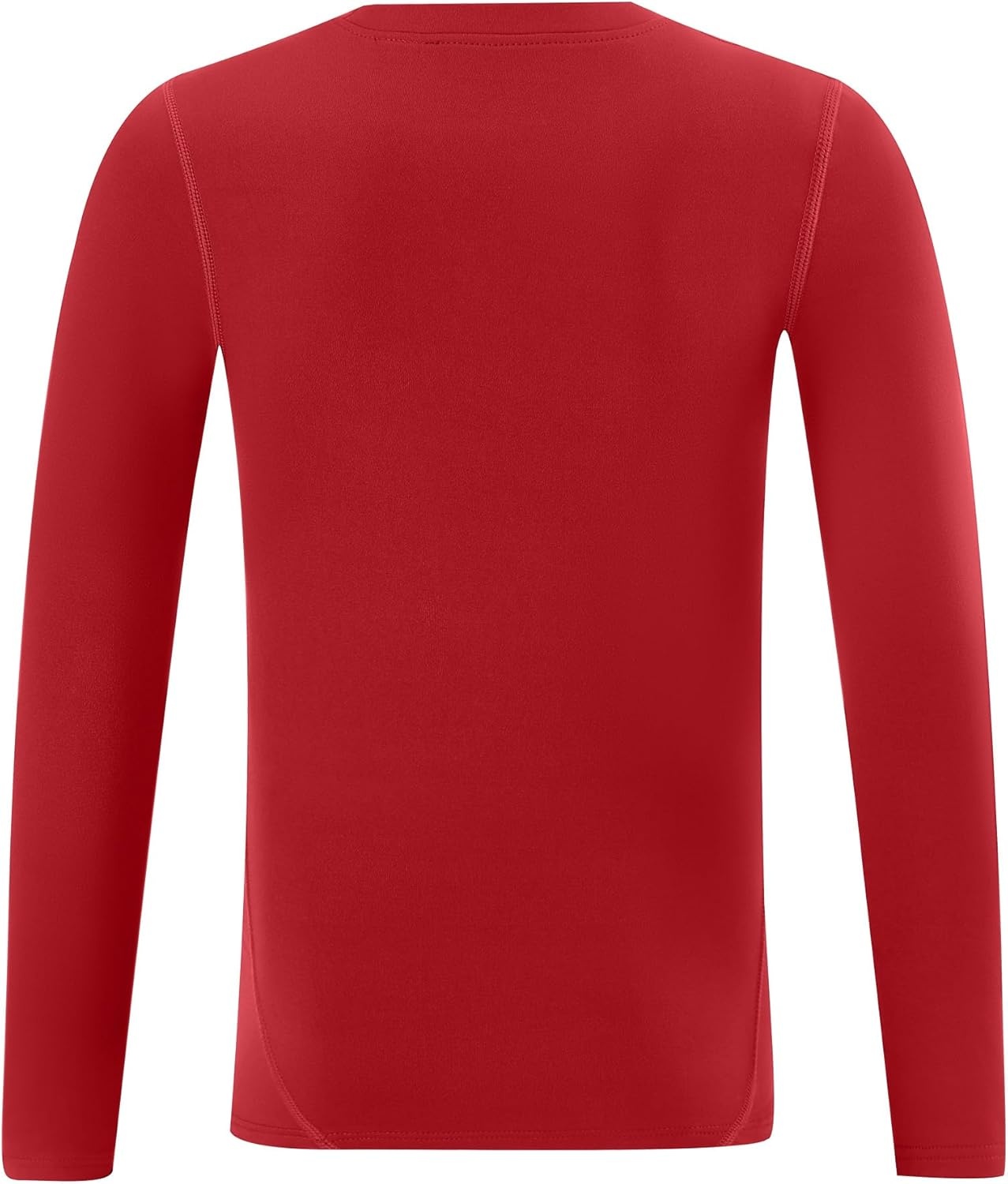 image:imageRunhit Youth Boys Compression Thermal Shirt Long Sleeve Quick Dry Fleece Undershirt Kids Baseball Football Base LayerRedcrewneck