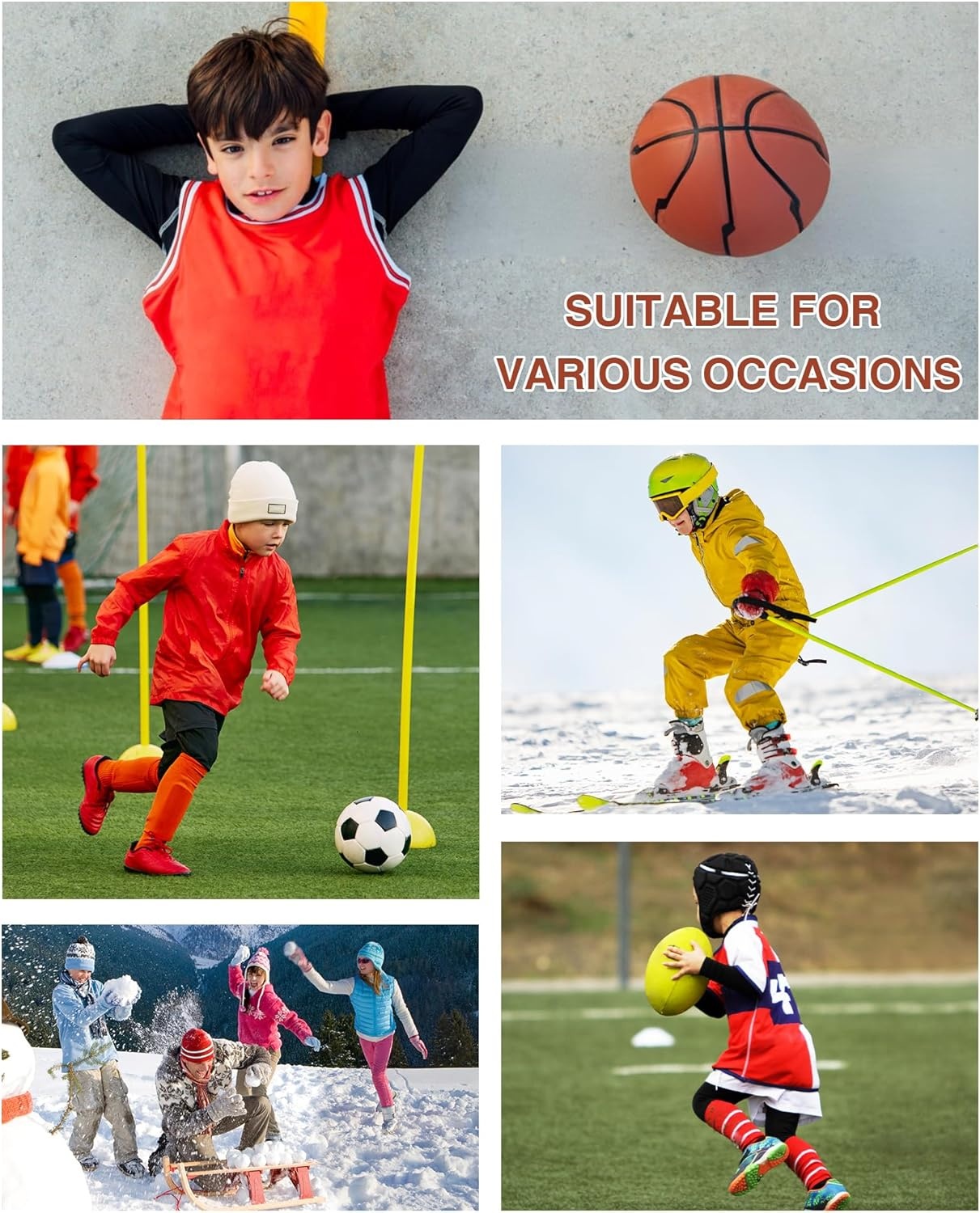 image:imageRunhit Youth Boys Compression Thermal Shirt Long Sleeve Quick Dry Fleece Undershirt Kids Baseball Football Base LayerRedcrewneck