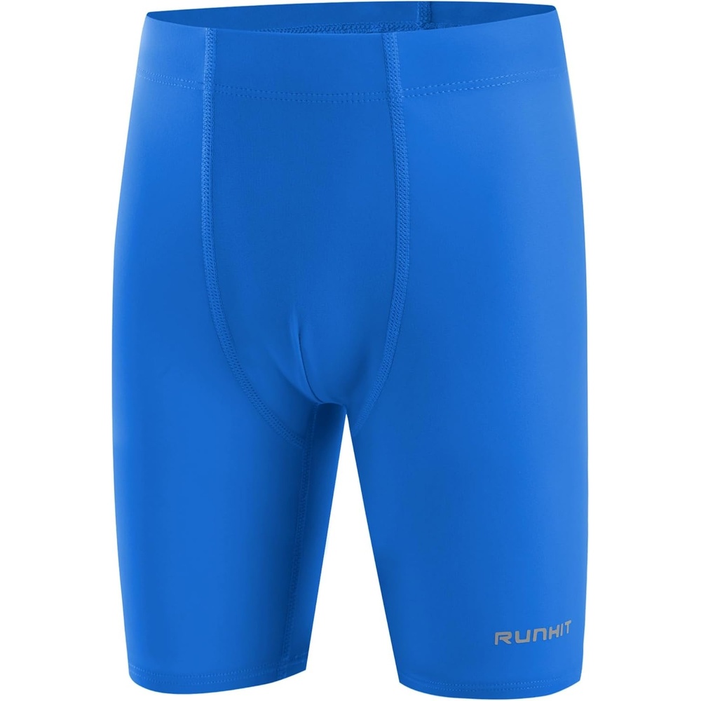 image:imageRunhit Boys Swim Jammers Youth Competitive Swimsuit UPF 50 Quick Dry Athletic Compression Swimming ShortsRoyal Blue