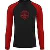Black With Bright Red