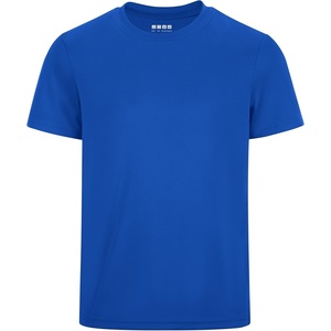 image:imageRunhit Boys Athletic TShirts Kids UPF 50 Short Sleeve Rash Guard Youth Sports Undershirt for Basketball Soccer BaseballDeep Blue