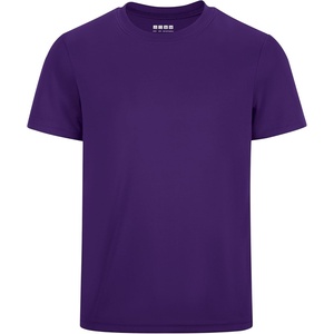 image:imageRunhit Boys Athletic TShirts Kids UPF 50 Short Sleeve Rash Guard Youth Sports Undershirt for Basketball Soccer BaseballDeep Purple