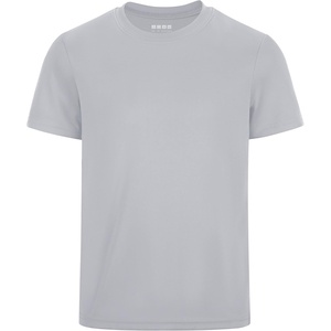 image:imageRunhit Boys Athletic TShirts Kids UPF 50 Short Sleeve Rash Guard Youth Sports Undershirt for Basketball Soccer BaseballLight Grey