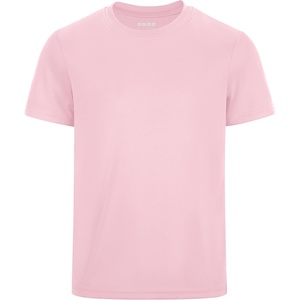 image:imageRunhit Boys Athletic TShirts Kids UPF 50 Short Sleeve Rash Guard Youth Sports Undershirt for Basketball Soccer BaseballPink