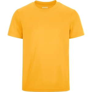 image:imageRunhit Boys Athletic TShirts Kids UPF 50 Short Sleeve Rash Guard Youth Sports Undershirt for Basketball Soccer BaseballYellow